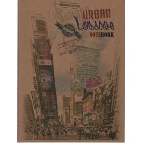 Записная книга А4, 48 листов, Обложка KRAFT-картон